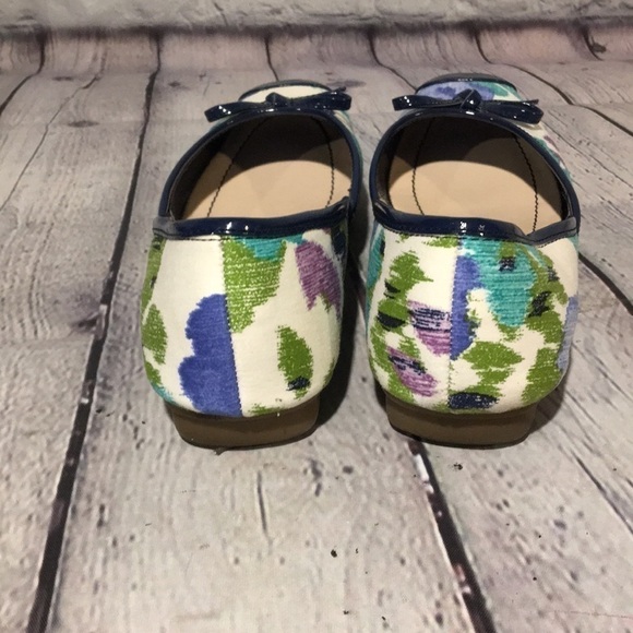Sam & Libby navy floral flats size 6 1/2 - Picture 6 of 8